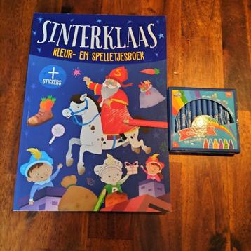 Sinterklaas kleur- en spelletjesboek disponible aux enchères