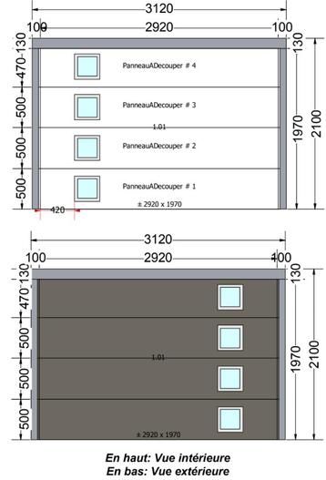  Porte de garage sectionnelle disponible aux enchères