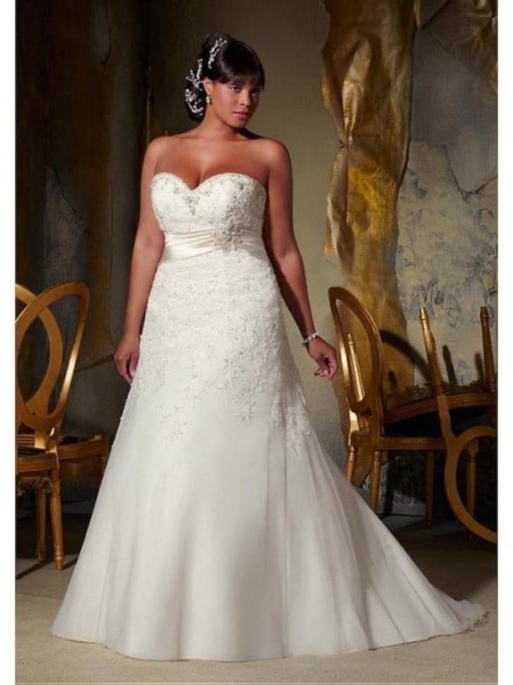 sale trouwjurk Grote maat trouwjurk maat 44, 46, 48, Kleding | Dames, Trouwkleding en Trouwaccessoires, Nieuw, Trouwjurk, Ophalen of Verzenden