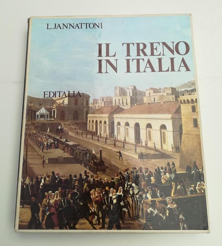 Il Treno in Italia (Livio Jannattoni / Eerste druk, 1975), Livres, Transport, Comme neuf, Train, Enlèvement ou Envoi