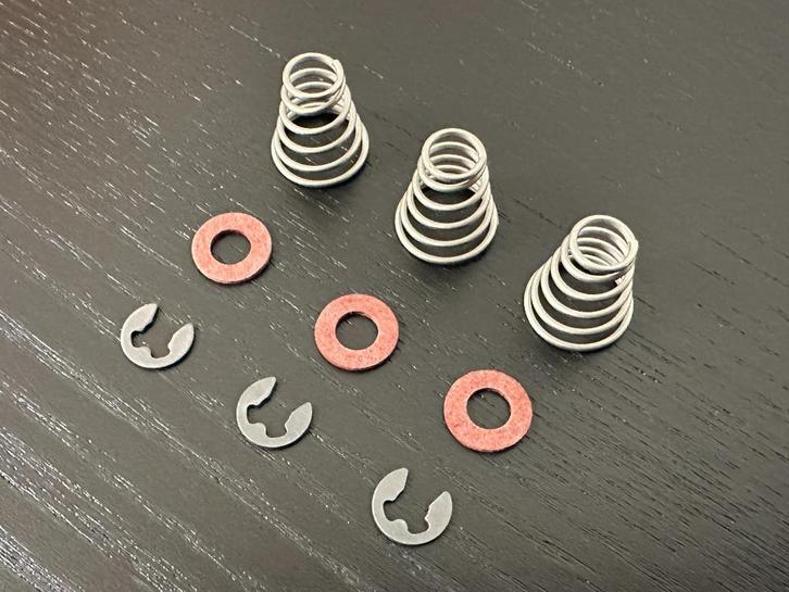 Thorens TD-124 motor veren / ophangset (set 3 stuks), Audio, Tv en Foto, Platenspelers, Nieuw, Platenspeler-onderdeel, Thorens