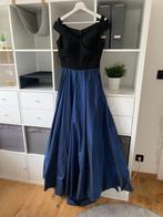 Lange zwart/donkerblauwe jurk, Kleding | Dames, Ophalen, Zo goed als nieuw, Maat 38/40 (M), Kleding