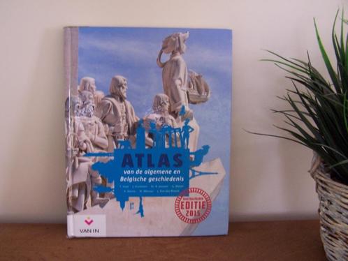 Atlas van de algemene en Belgische geschiedenis (editie 2015, Livres, Livres scolaires, Comme neuf, Histoire, Secondaire, Enlèvement ou Envoi