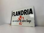 FLANDRIA emaille reclamebord, Antiek en Kunst, Ophalen of Verzenden