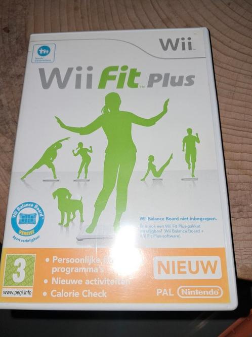Fit Plus (Software), Wii, Games en Spelcomputers, Games | Nintendo Wii, Zo goed als nieuw, Sport, Vanaf 3 jaar, Ophalen of Verzenden