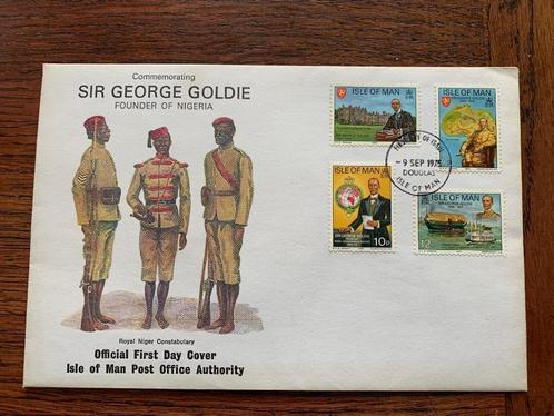 Timbres Isle of Man Sir George Goldie 1975, Timbres & Monnaies, Timbres | Europe | Autre, Enlèvement ou Envoi