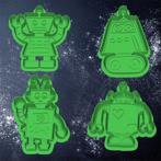 4x Robot Cookie cutter / Koekjessnijders, Ophalen of Verzenden, Nieuw, Bakvorm