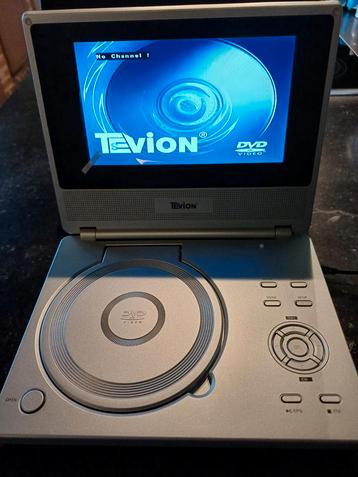 Draagbare DVD speler merk Tevion - Nieuw met tas