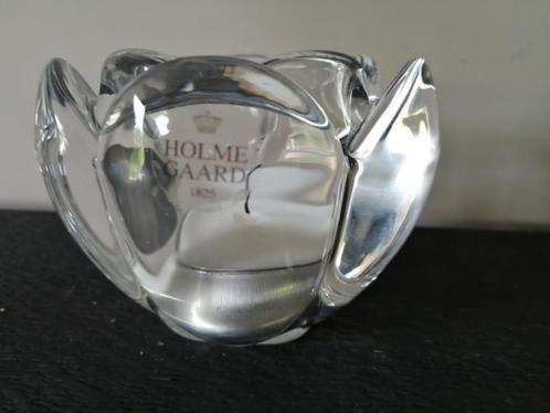 HOLMEGAARD waxinelicht LOTUS, Antiek en Kunst, Antiek | Glaswerk en Kristal, Ophalen of Verzenden