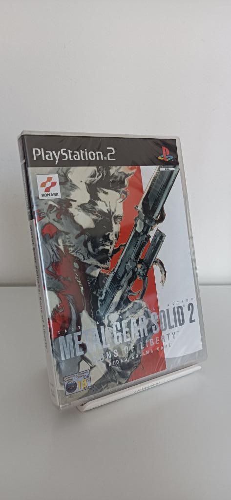 Metal Gear Solid 2 - PS2 PAL - Nieuw in blisterverpakking, Games en Spelcomputers, Games | Sony PlayStation 2, Nieuw, Avontuur en Actie