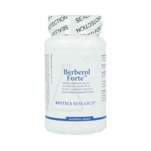 Biotics Berberol Forte | 60 capsules, Sport en Fitness, Gezondheidsproducten en Wellness, Nieuw, Ophalen of Verzenden