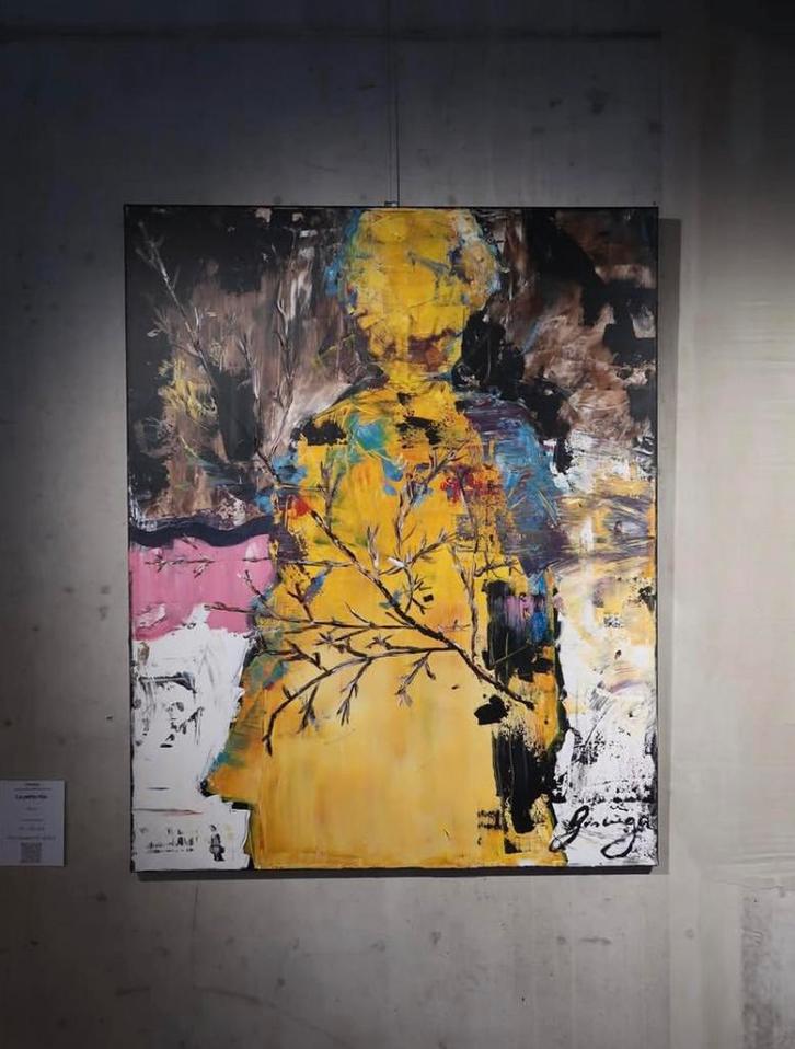 La petite fille, Antiek en Kunst, Kunst | Schilderijen | Abstract, Ophalen of Verzenden