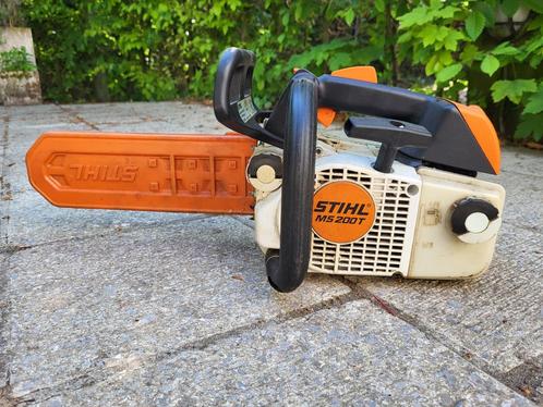 Stihl 200T, Doe-het-zelf en Bouw, Gereedschap | Zaagmachines, Gebruikt, Kettingzaag, 1200 watt of meer, 70 mm of meer, Ophalen