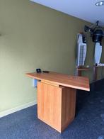 Receptiebalie hout bruin, Receptie of Entree, Ophalen, Gebruikt, Bureau