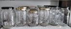 set van 45 glazen potten van minstens 700 ml voor coulis,..., Ophalen of Verzenden, Kom(men), Overige stijlen, Glas
