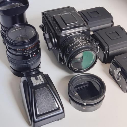 Complete Hasselblad 501C set, Audio, Tv en Foto, Fotocamera's Analoog, Gebruikt, Ophalen of Verzenden