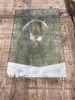 Glazen wastafel — 80x52 cm — modern design, Ophalen, 50 tot 100 cm, Zo goed als nieuw, Minder dan 100 cm