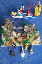 Lego vintage 6558 : Shark Cage Cove (1997), Ophalen, Zo goed als nieuw, Complete set, Lego