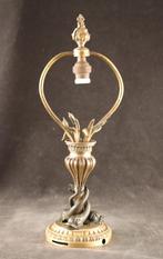 Antiek bronzen tafellamp, Ophalen of Verzenden