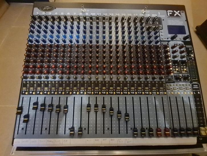 Mengtafel Peavey FX24 Mark ll Digitale mixer + Case, Muziek en Instrumenten, Mengpanelen, Zo goed als nieuw, 20 kanalen of meer