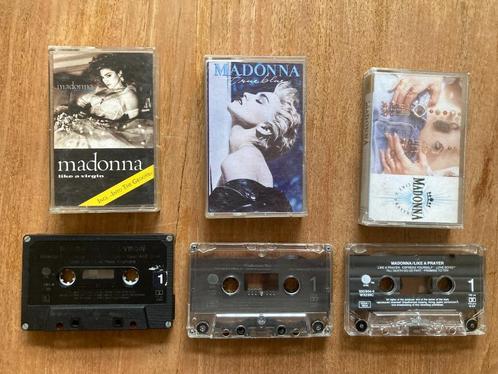 Trois cassettes Madonna True Blue Like a Prayer Groove, CD & DVD, Cassettes audio, Comme neuf, Originale, 26 cassettes audio ou plus