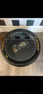 Unieke Bijzettafel van een Originele Pirelli Slick Raceband, Ophalen, Zo goed als nieuw