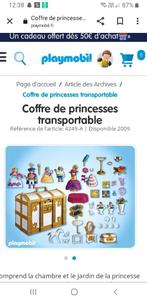 Playmobil valisette princesse 4249, Kinderen en Baby's, Speelgoed | Playmobil, Los Playmobil, Gebruikt, Ophalen