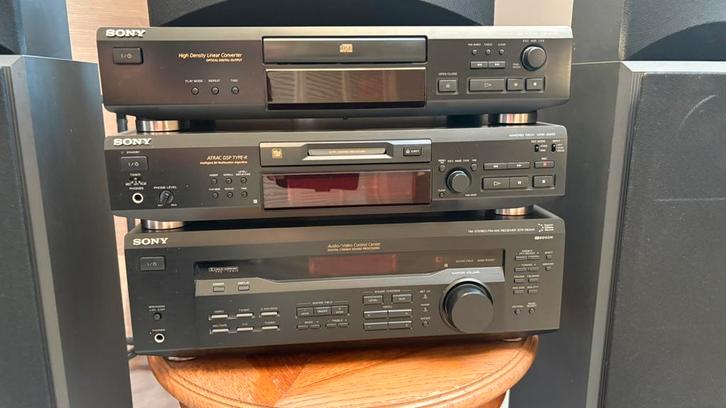 Sony hifi stereo, Audio, Tv en Foto, Stereoketens, Zo goed als nieuw, Cd-speler, Speakers, Sony, Losse componenten, Ophalen