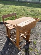 Pupitre pour enfant ancien pupitre bureau Année 1960 vintage, Antiek en Kunst, Ophalen