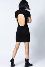 Ongedr fijngebreide jurk Zadig & Voltaire met open rug, Maat 38/40 (M), Zadig & Voltaire, Verzenden, Zwart