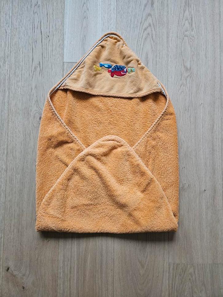Cape de bain orange Carré Blanc, Enfants & Bébés, Bains & Soins, Utilisé, Standard, Enlèvement