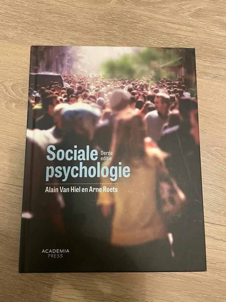 Arne Roets - Sociale psychologie, Boeken, Psychologie, Sociale psychologie, Ophalen of Verzenden