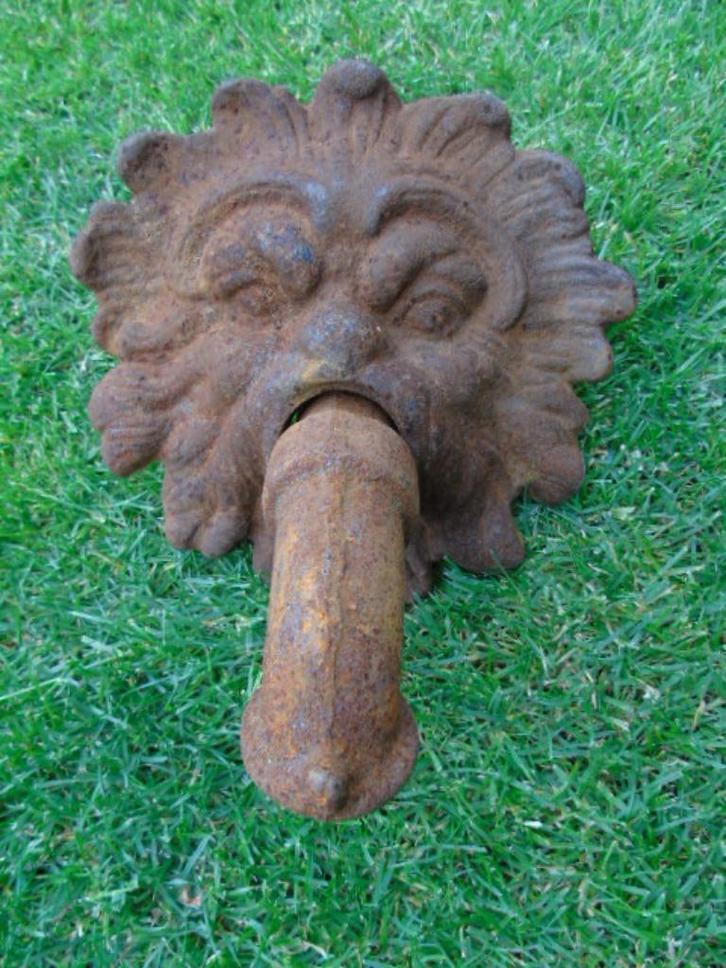 jet d eau , gargouille en fonte mural , grand choix !!, Jardin & Terrasse, Pièces d'eau & Fontaines, Neuf, Fontaine, Fonte, Enlèvement