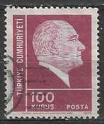 Turkije 1972 - Yvert 2041 - Beeltenis van Ataturk. (ST), Postzegels en Munten, Verzenden, Gestempeld