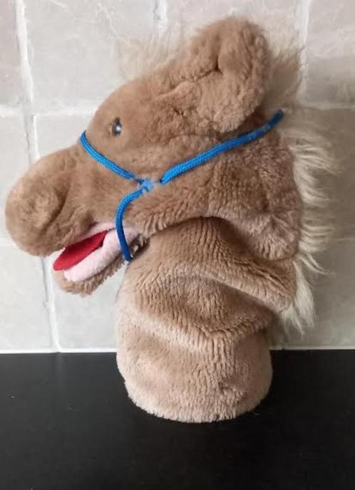 Handpop paard, Kinderen en Baby's, Speelgoed | Knuffels en Pluche, Zo goed als nieuw, Paard, Ophalen of Verzenden