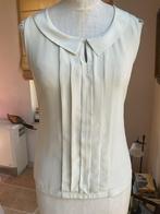 Mouwloos bloesje van Xandres ,zijde,past voor maten 36 en 38, Kleding | Dames, Blouses en Tunieken, Beige, Nieuw, Ophalen of Verzenden