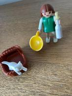 playmobil meisje met poes, Kinderen en Baby's, Speelgoed | Playmobil, Los Playmobil, Gebruikt, Ophalen of Verzenden
