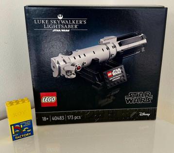 Lego 40483 Le sabre laser de Luke Skywalker (rare !) disponible aux enchères