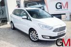 Ford Grand C-Max 1.0 EcoBoost Titanium (EU6.2) (bj 2018), Stof, Electronic Stability Program (ESP), Wit, Bedrijf