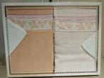 grote geschenkdoos met 2 handdoeken en 2 washandjes assortie, Huis en Inrichting, Badkamer | Badtextiel en Accessoires, Ophalen of Verzenden