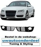 Audi A5 8T Honingraat Grill Afdekkap Mistlampen Glans Zwart, Ophalen of Verzenden