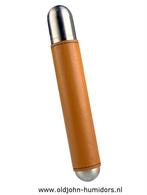 SIGARENKOKER - ADORINI  RVS MET ECHT LEER BEKLEED      sk94, Envoi, Neuf, Boite à tabac ou Emballage