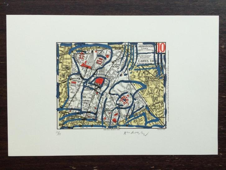 Alechinsky - 10ème arrondissement de Paris (52/99), Antiek en Kunst, Kunst | Litho's en Zeefdrukken, Ophalen