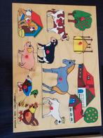 Houten inleg boerderijpuzzel, Ophalen of Verzenden, Zo goed als nieuw