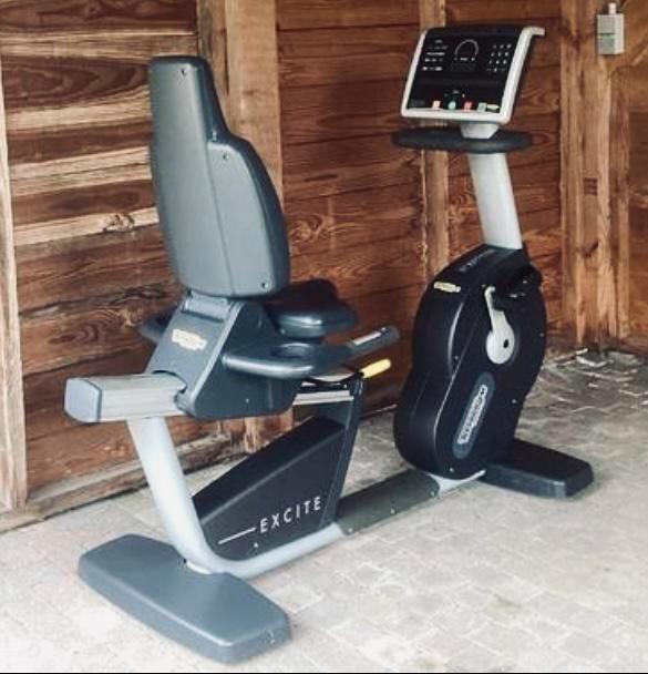 TECHNOGYM EXCITE 700 SP RECUMBENT BIKE, Sport en Fitness, Fitnessmaterialen, Zo goed als nieuw, Ophalen of Verzenden