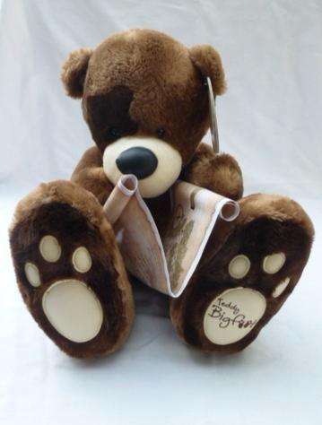 beer teddy big foot, Verzamelen, Beren en Cherished Teddies, Nieuw, Stoffen beer, Overige merken, Ophalen of Verzenden