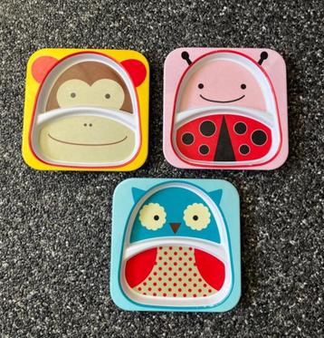 Skip Hop Bordjes met scheiding (voor de 3 samen) beschikbaar voor biedingen