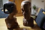 tvv Kinderekankerfonds : 2 afrikaanse koppen, Antiek en Kunst, Ophalen