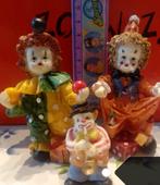 3 clowns beeldjes, Verzamelen, Ophalen of Verzenden, Zo goed als nieuw