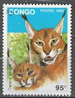Congo Brazzaville 1992 - Yvert 962P - Wilde katachtigen (ST), Postzegels en Munten, Postzegels | Afrika, Verzenden